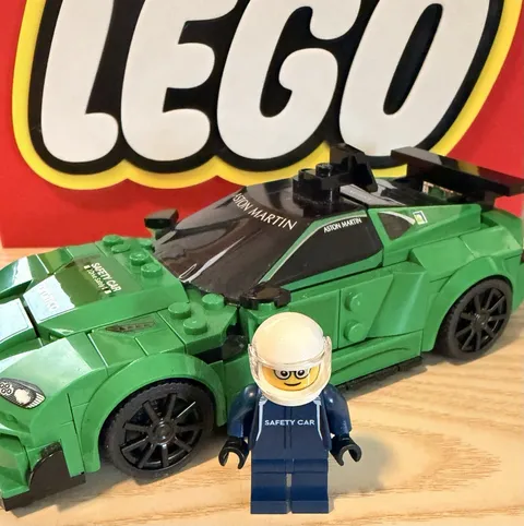 Lego Speed Champions Aston Martin Safety Car With Minifigure AS-IS