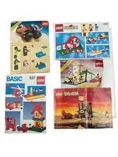 Vintage 90s LEGO Manuals - 6895  537  1845  6265  6056
