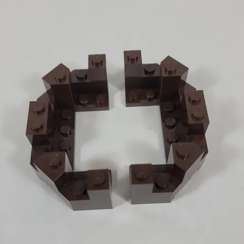 2X LEGO Castle Trolls Fortress DARK BROWN Turret Top Nexo Knights Part Lot 6066