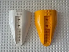 LEGO Aircraft Fuselage Aft Section Curved Top 8 x 12 with 6 Holes 67245