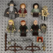 Lego Lord of the Rings Minifigures LOR001 LOR030 LOR002 LOR031 DIM008 LOR034