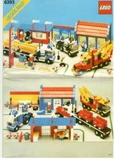 Classic Town LEGO 6393 Big Rig Truck Stop ORIGINAL INSTRUCTIONS ONLY 1988