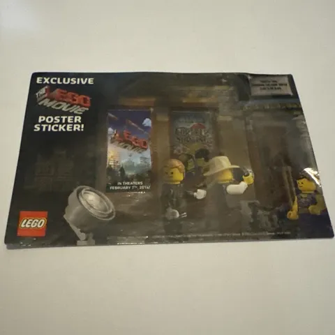 LEGO Sticker Promo for Palace Cinema 10232 The LEGO Movie Poster for Theater
