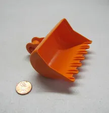 Lego Duplo BIG ORANGE BULL DOZER TRACTOR BUCKET SCOOP Bulldozer Construction #2