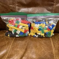 2 Ziplock Bags Lego Replacement Pieces Of All Types And Sizes -Chima