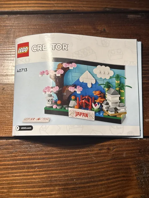 LEGO Creator Japan Postcard 40713 Instructions Manual Only