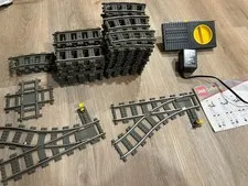 LEGO Vintage 9V Train Track Lot of 68 pcs  - 4515 4520 4531 4519