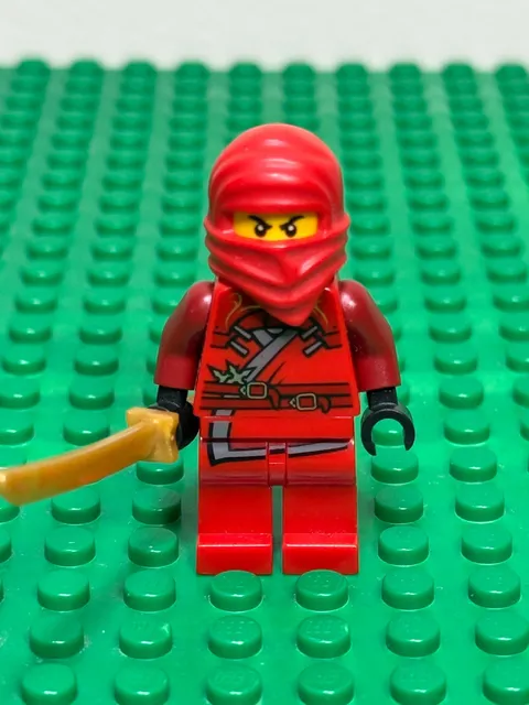 LEGO NINJAGO Kai ZX 2012 Partial Minifigure njo0032 Parts w/ Gold Sword