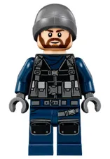 LEGO: ACU Guard Dark Bluish Gray Beanie (jw018)