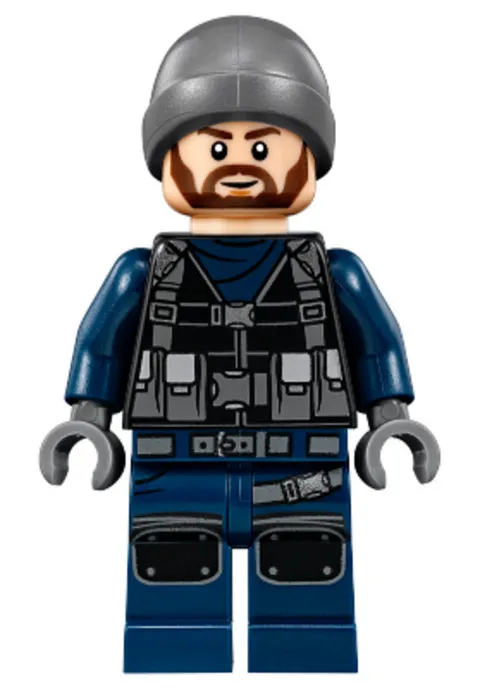 LEGO: ACU Guard Dark Bluish Gray Beanie (jw018)