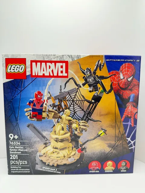 NEW SEALED Lego Super Heroes Epic Battle: Spider-Man vs. Sandman 76334