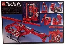 LEGO Technic 8032 Original 1994 Building Set New Sealed Box 210 Pieces