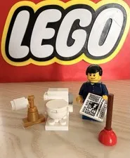 Lego Father Minifigure With His Throne & Accessories 