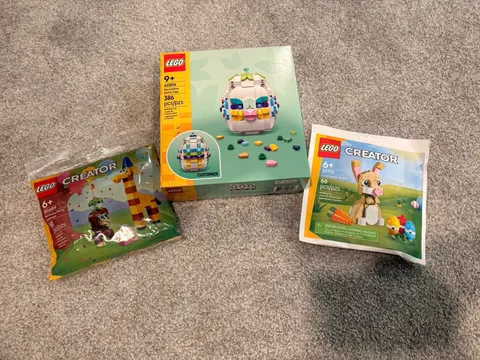 LEGO Bundle - 3 Sets - 40816 Easter 30689 Creator Giraffe 30716 Bonus Polybag -