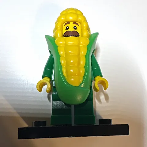 LEGO Corn Cob Guy Minifigure Series 17 Yellow Corn Costume col270 71018