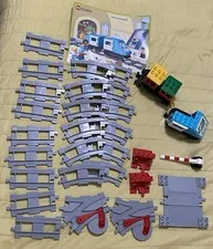 LEGO DUPLO 29 Piece Train Lot Track Straight Switch Crossing Curved Train