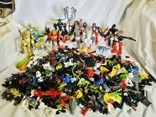 MASSIVE 6 Pound LOT LEGO BIONICLE & HERO FACTORY Figures Masks Pieces RARE