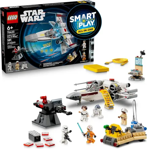 LEGO Star Wars SMART Play: Luke’s Red Five X-Wing 75423 - New - Factory Sealed