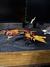 Lego 2507 Ninjago Fire Temple FIRE DRAGON ONLY from set 2507 