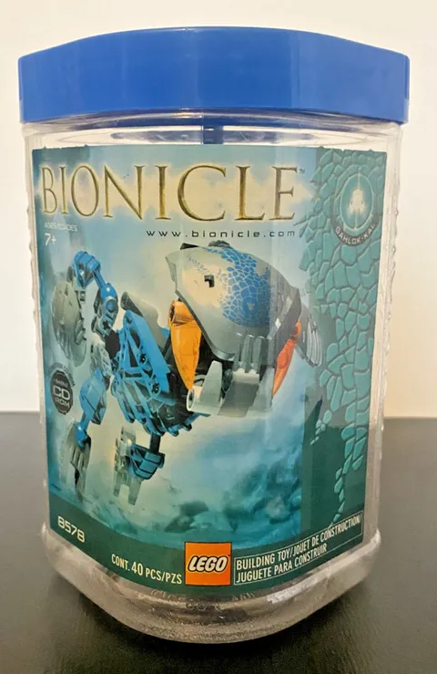 LEGO BIONICLE: Gahlok-Kal (8578) Bohrok, Container Only, Opened, With Hanger