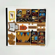 LEGO 76452 Sticker Sheet Harry Potter Quality Quidditch Supplies Ice Cream Parlo