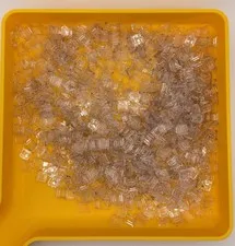 LEGO 5oz Trans-Clear 1 x 1 Tile Lot inv.644