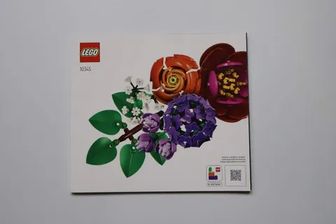 LEGO® Icons Botanical Collection 10345 Flower Arrangement Instruction Manual Onl
