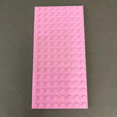 Lego 92438 Baseplate 16 x 8 Pink Replacement Add-on Piece Part