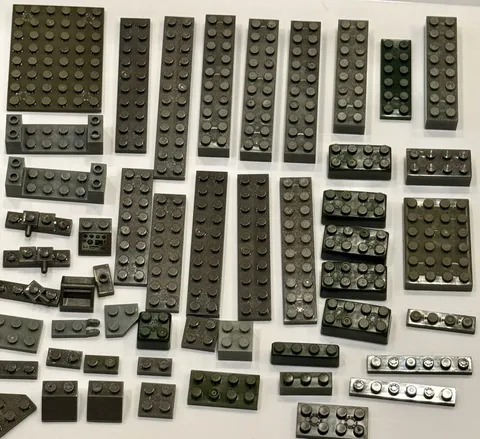 LEGO Dark Army Green Pieces Lot 