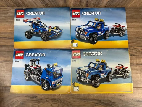 Lego Creator 5893 Instruction Manuals Set of 4 Books