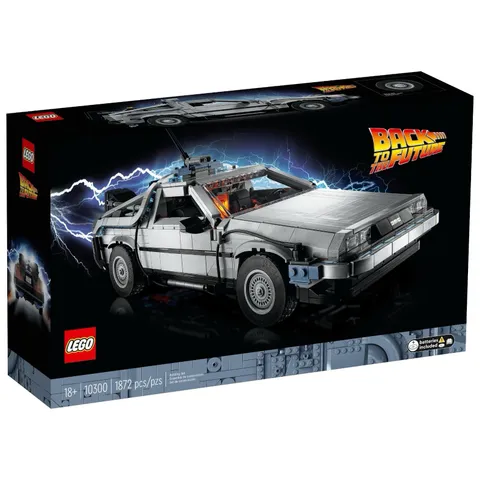 LEGO 10300 The Delorean Time Machine Back to the Future ICONS New. Mint