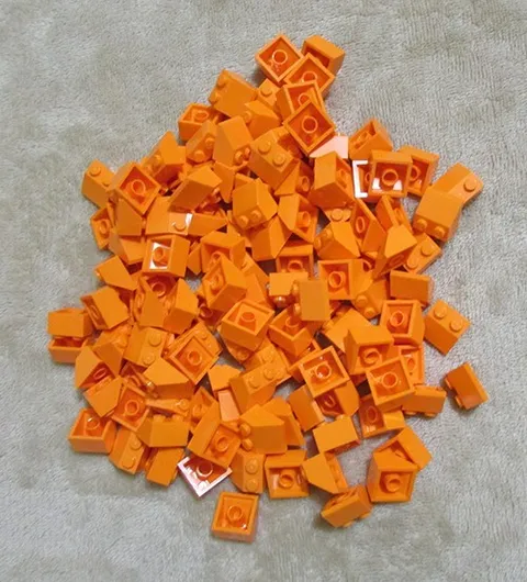 LEGO Slope 45 2x2 Orange no. 3039 (Qty 125) *NEW*