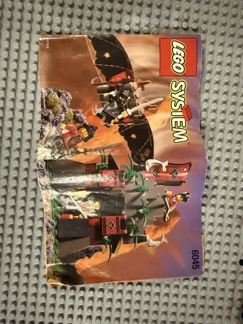LEGO Ninja 6045 Ninja Surprise 1998 w/ Box Instructions Minifigs Incomplete