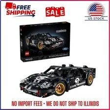 LEGO Technic 1966 Ford GT40 MKII Race Car Building Set for Adults - Collectible