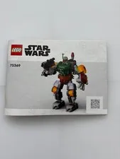 Lego star wars Boba Fett instructions from set 75369 in 2023 recent build book