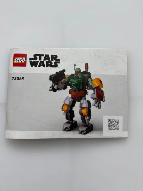Lego star wars Boba Fett instructions from set 75369 in 2023 recent build book