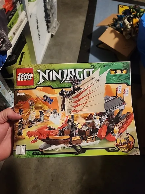 Lego 9446: Ninjago: Destiny’s Bounty Instruction Manual ONLY Book 1 One