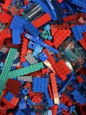 LEGO Bulk Lot Assorted Bricks, Plates & Pieces - Multicolor Plastic 400 pc