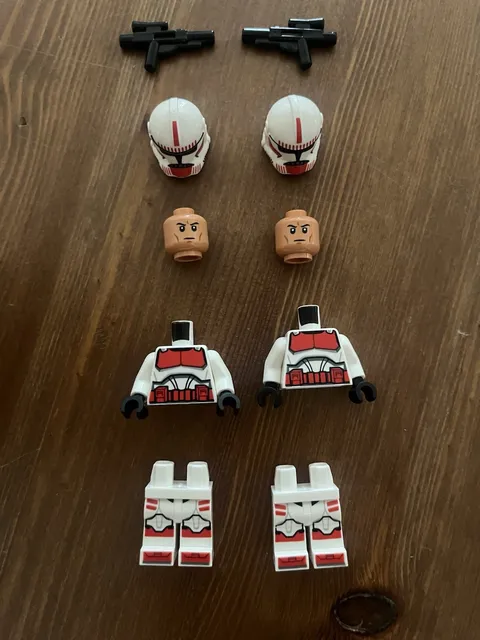 LEGO Star Wars Minifigure sw1305 (x2) Clone Shock Trooper Coruscant Guard NEW