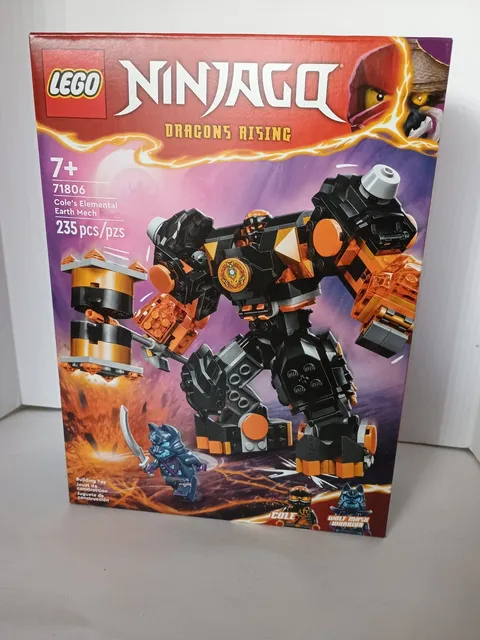 LEGO 71806 - Ninjago Dragons Rising - Cole's Elemental Earth Mech Retired