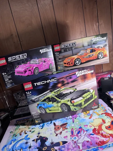 Lego Fast And Furious Lot X3 Brand New In Boxes! Supra, Eclipse & S2000!