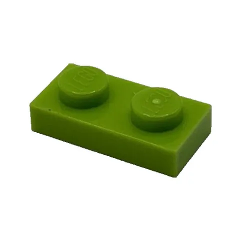 Lego 3023 Lime Plate 1 x 2 Element 4122439 4164037