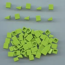 LEGO x 80 Lime Slope 30 1 x 1 x 2/3 54200
