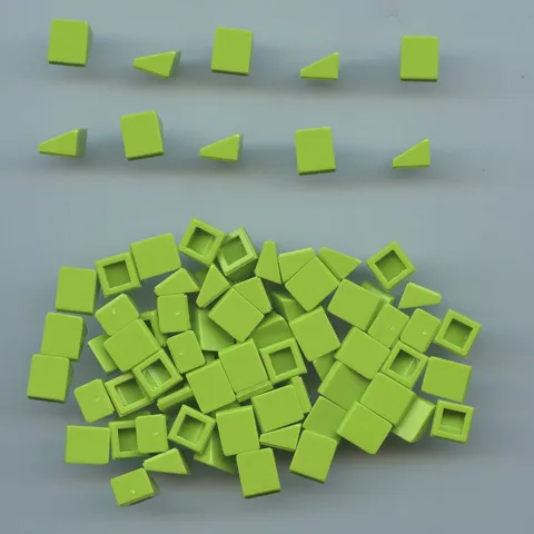 LEGO x 80 Lime Slope 30 1 x 1 x 2/3 54200