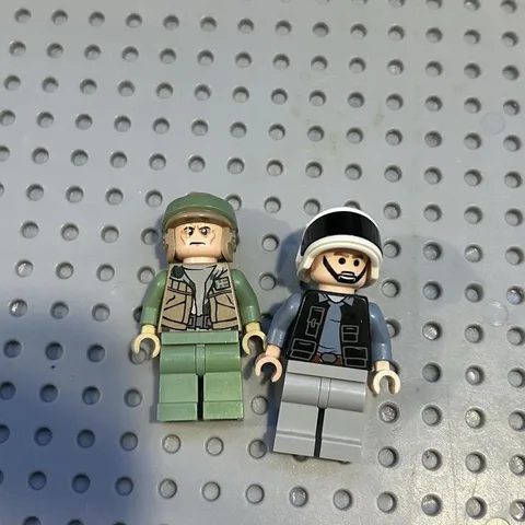 Lego Star Wars Rebel Minifigure Lot Of 2 Endor And Tantive Rebels Clean