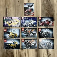 LEGO TECHNIC INSTRUCTION MANUAL LOT VINTAGE RETIRED 10 BOOKS 8225 8230 9392