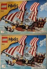LEGO PIrates 6243 Brickbeard's Bounty Instruction Booklets Manuals Only