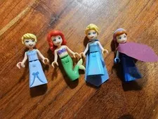 Lot 2: Lego Disney Princess Minifigure Lot Of 4 Characters