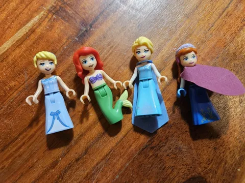 Lot 2: Lego Disney Princess Minifigure Lot Of 4 Characters