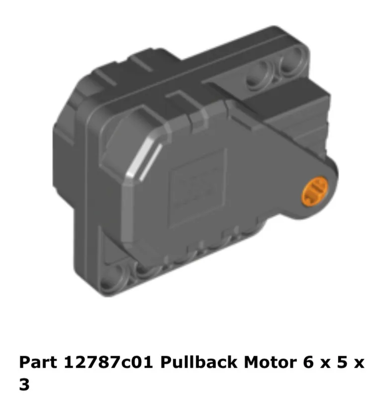 Lego Pullback Motor 6 x 5 x 3 inv.565
